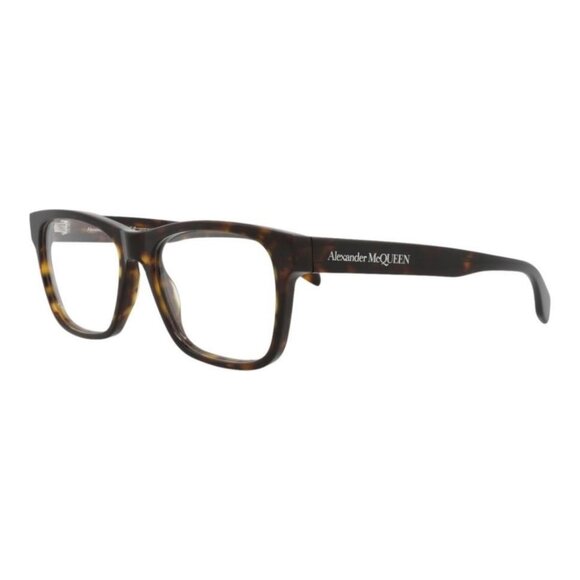 Alexander McQueen Mens Square/Rectangle Havana Havana Transparent Fashion - Picture 1 of 4